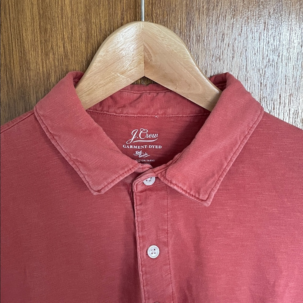 J. Crew garment dyed cotton polo